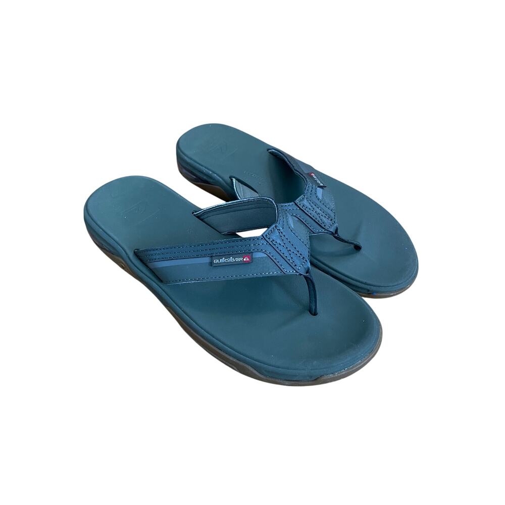 Quiksilver Green flip-flop sandals Men 12 #0379